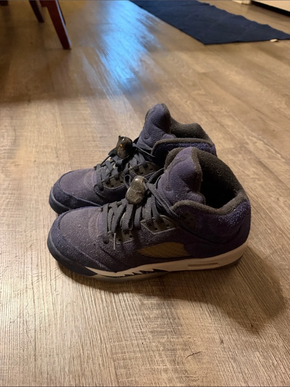 Navy High-Top Sneakers - Youth